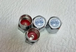 4 Tapones de Neumaticos con Logo Emblema Volvo