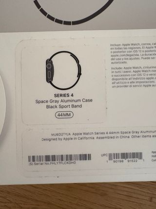 Apple Watch Series 4 Negro Roto