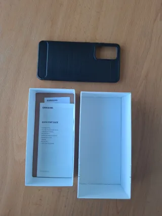 Funda Carcasa protectora Negra Samsung A52s + caja