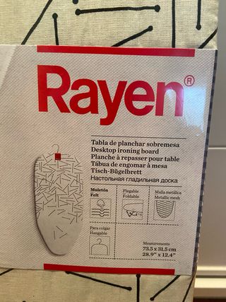 Tabla de planchar de sobremesa Rayen nueva