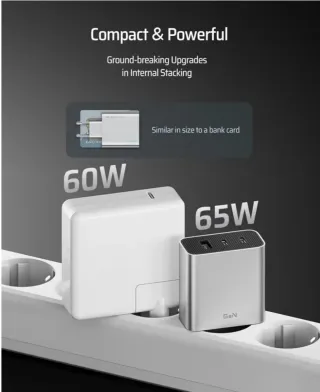 Cargador CUKTECH GaN 65W USB-C