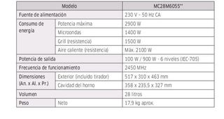 Samsung Microondas de Integración con Grill