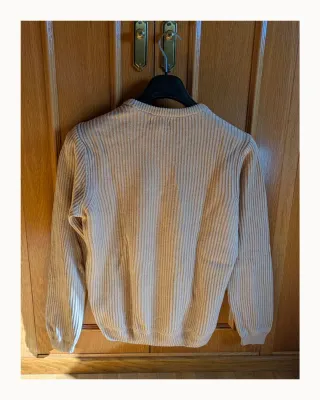 Jersey Zara punto M marrón claro