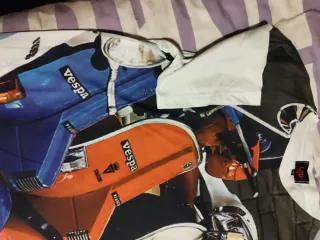 Camiseta Estampada Vespa Multicolor