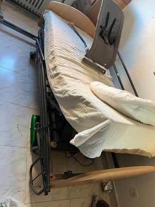 Cama Ortopédica Metálica y Madera