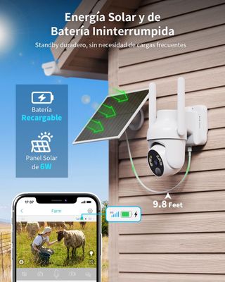 Cámara Solar 4G LTE Exterior