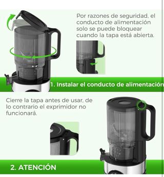 Extractor de zumos y verduras YASHE