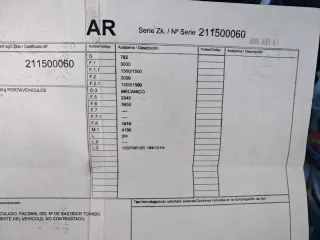 Remolque, marca hapert, NO Vendo los coches