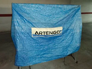 Mesa de Ping Pong Azul plegable y con palas