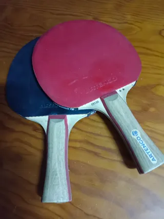 Mesa de Ping Pong Azul plegable y con palas