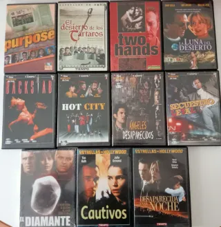 Lote 11 DVDs Cine Acción colección Revista Tiempo
