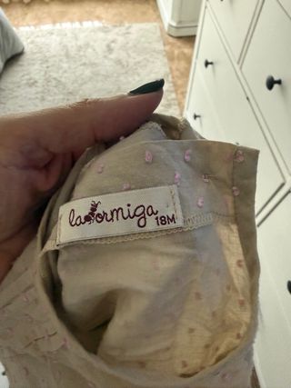 Blusa niña Laormiga plumetti T. 18m