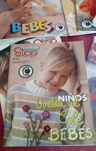 12 REVISTAS PATRONES BEBE VINTAGE