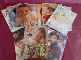 12 REVISTAS PATRONES BEBE VINTAGE