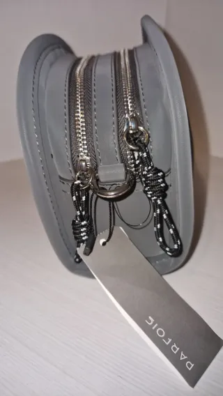 Bolso bandolera Parfois Gris Acolchado