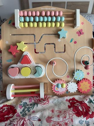 Juguete madera Montessori Vertbaudet nuevo