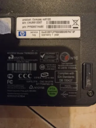 Ordenador portátil HP