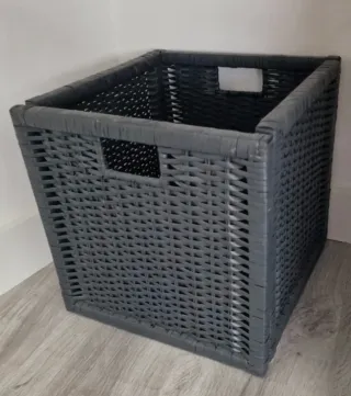3 Cajas de almacenaje Ikea grises