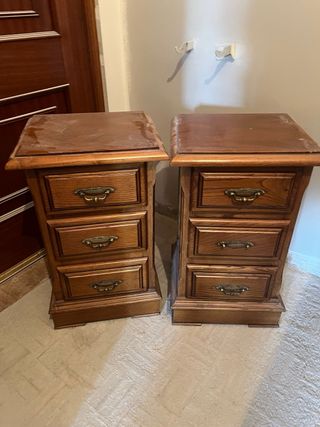 Cómoda, Sinfonier, Mesitas y Espejo Madera