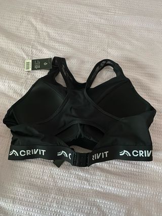 Sujetador deportivo CRIVIT negro