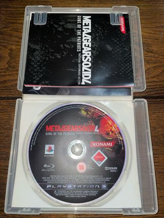 Metal Gear Solid 4 PS3 – Platinum – Original