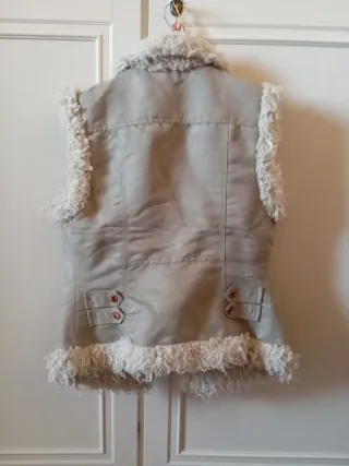 Gilet Fornarina montone beige