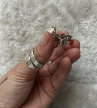 Anillo Thomsonita Plata Ajustable