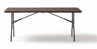 Mesa Plegable Portátil Marrón 180cm