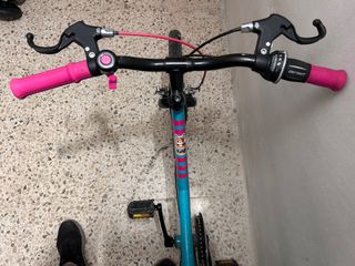 Bicicleta Infantil B'Twin Azul y Rosa
