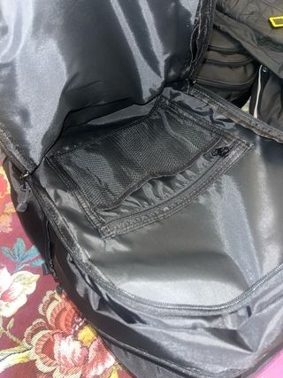 Mochila The North Face Negra y Gris