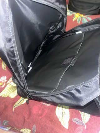 Mochila The North Face Negra y Gris