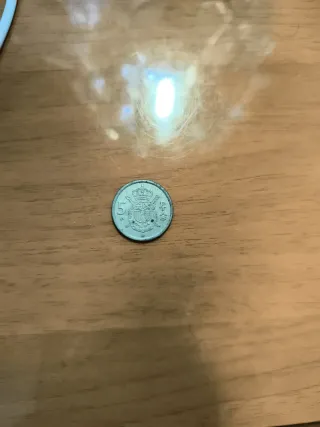 Moneda de 5 pesetas de juan Carlos