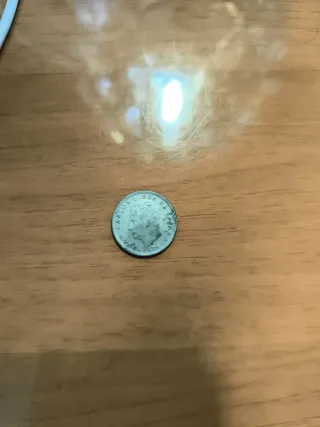 Moneda de 5 pesetas de juan Carlos