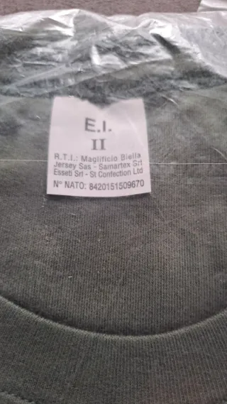 Maglietta manica corta E.I. taglia 2