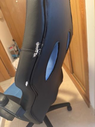 Silla Gamer Negra y Azul