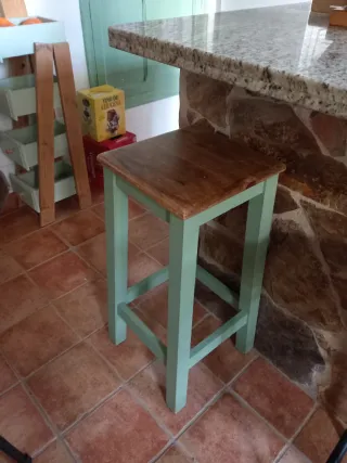 Taburetes altos madera