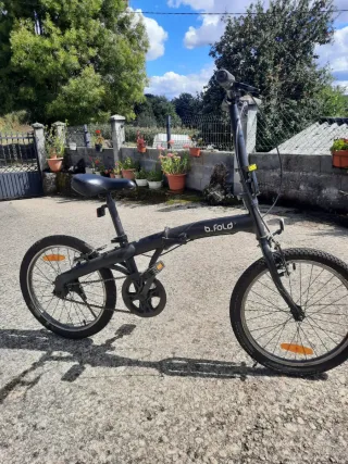 Bicicleta Plegable Negra