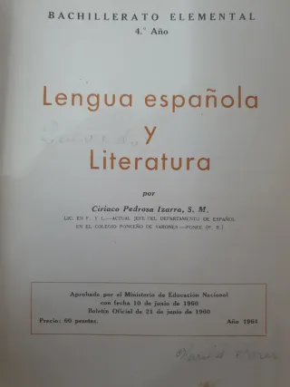 Lengua española y literatura