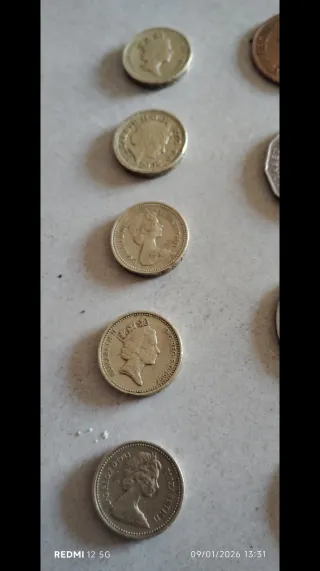 52 Monedas Inglesas.