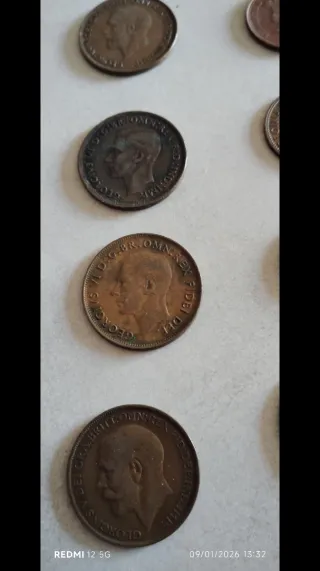 52 Monedas Inglesas.