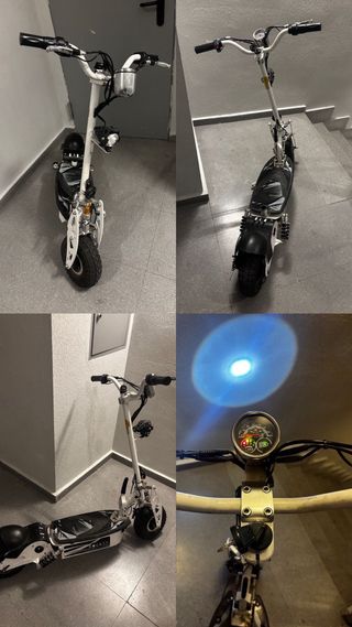 Patinete eléctrico a cadena