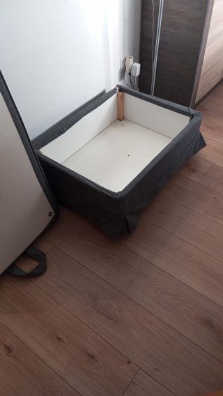 Reposapiés EKTORP Azul Oscuro