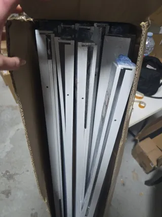 Perfil panel LED aluminio