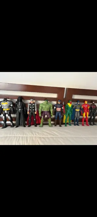 Muñecos Superhéroes Marvel y DC