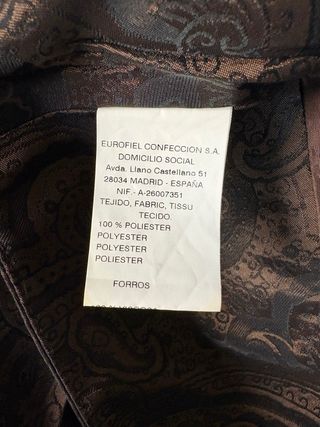 Falda Cortefiel Talla 38 Tabla tableada, con forro