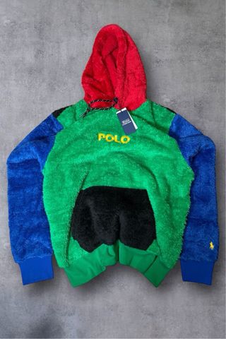 Felpa Hoodie Teddy Multicolor Polo Ralph Lauren-M