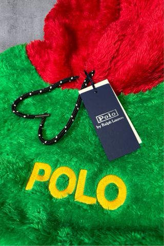 Felpa Hoodie Teddy Multicolor Polo Ralph Lauren-M