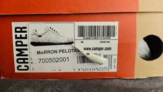 Zapatos Camper pelotas, marrón
