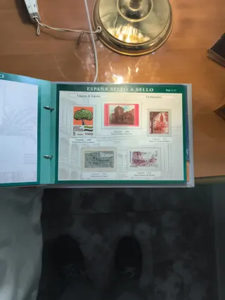 Colección de sellos España Isabel II