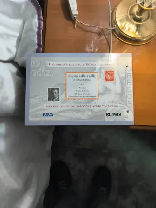 Colección de sellos España Isabel II